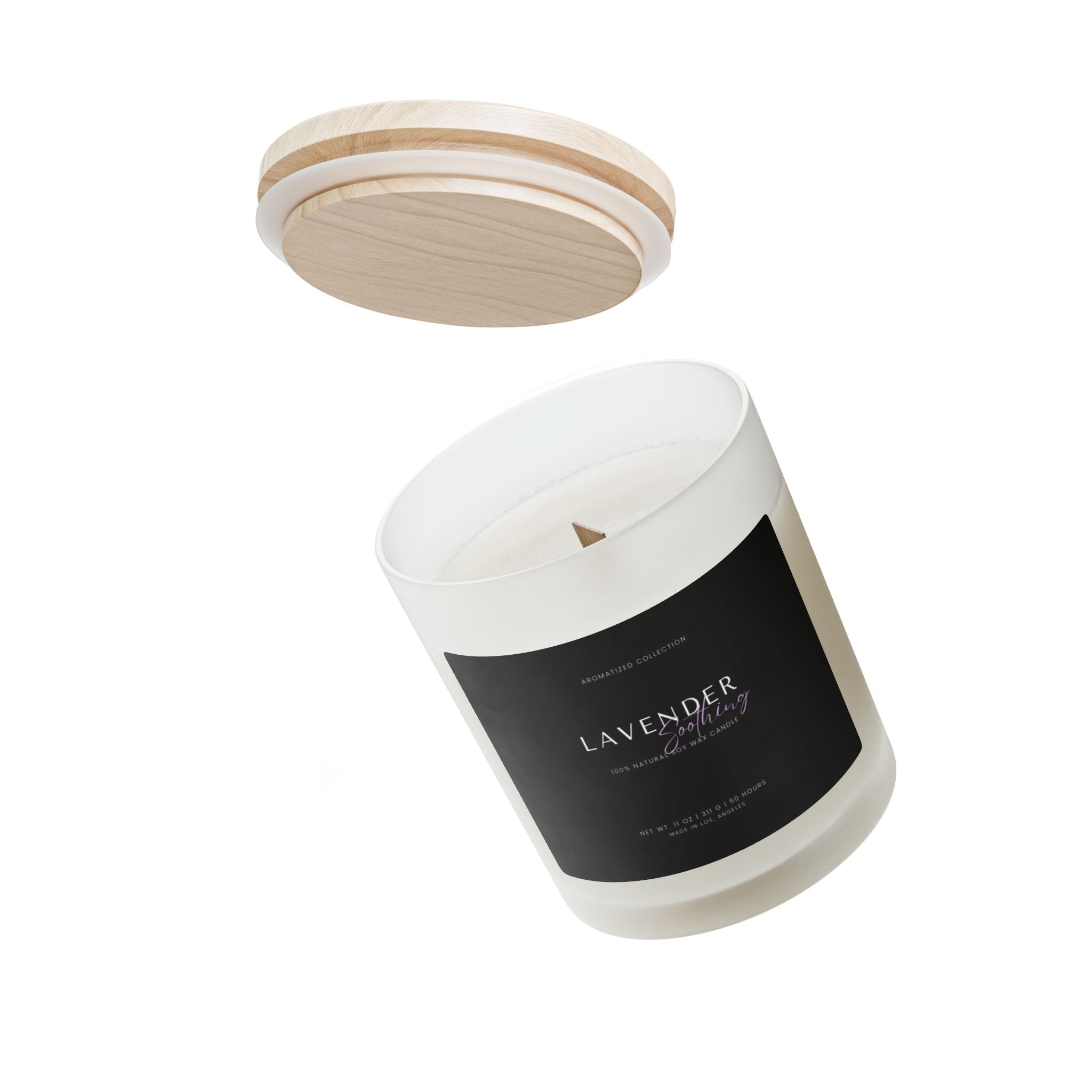 Lavender Candle - Aromatherapy Gift for Astrology Lovers, Relaxation,